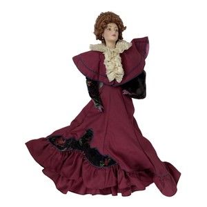 Franklin Mint Heirloom Doll The Gibson Girl in Vogue Clarissa Porcelain 22in VTG